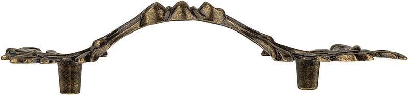 French Provincial Leaf Antique English Finished Drawer Pull | Centers: 3"