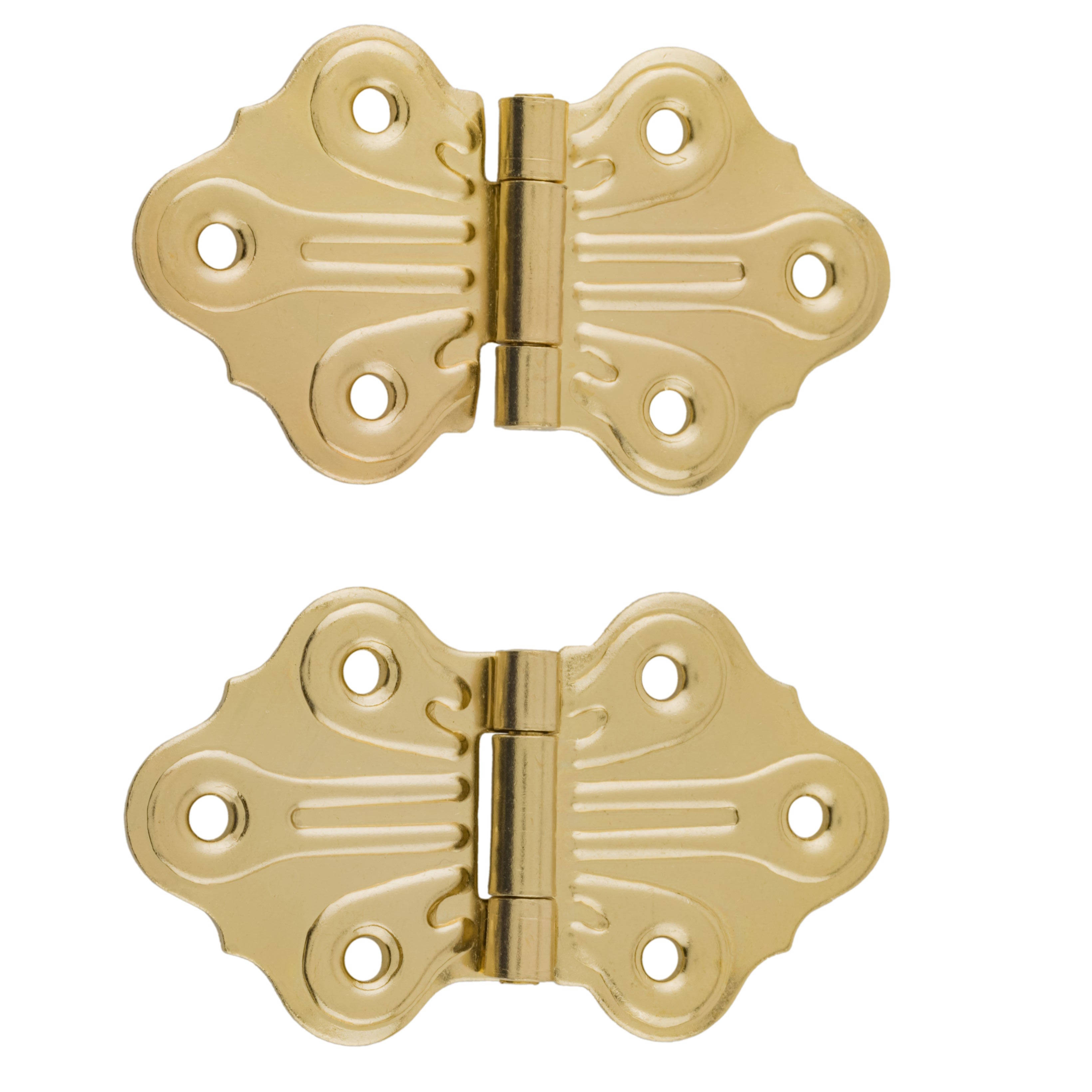 Polished Brass Butterfly Hinge  Pack of 2 – UNIQANTIQ HARDWARE SUPPLY