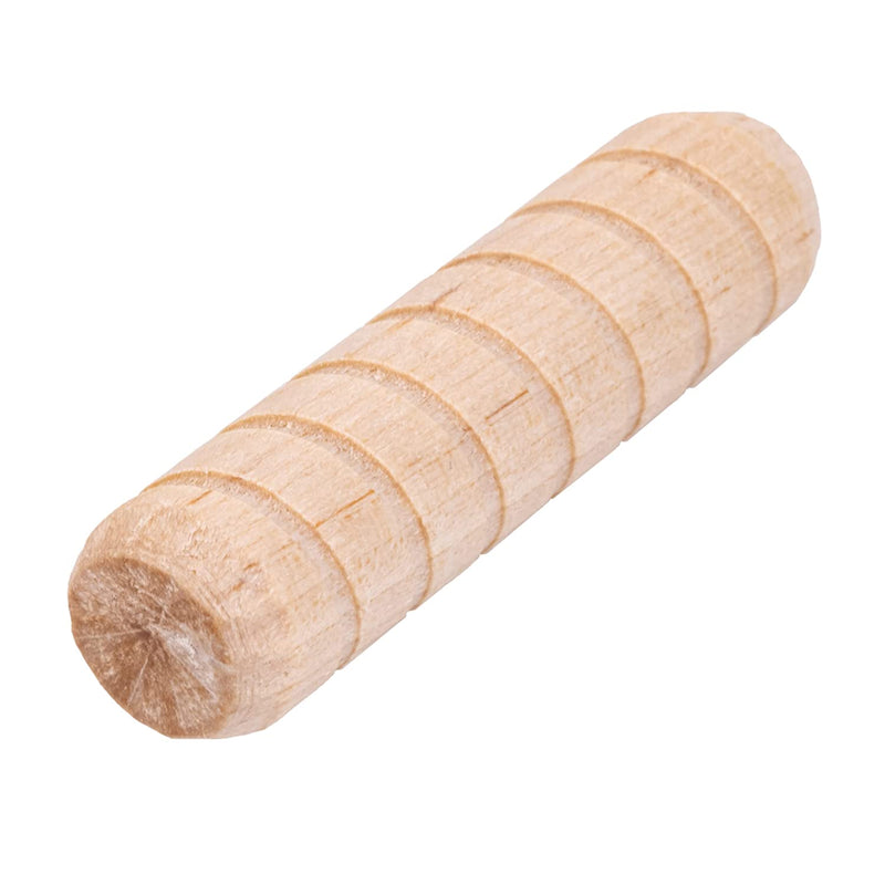 Spiral Grooved Hardwood Dowel Pins | 1/2" X 2" | Pack of 50 Approx.