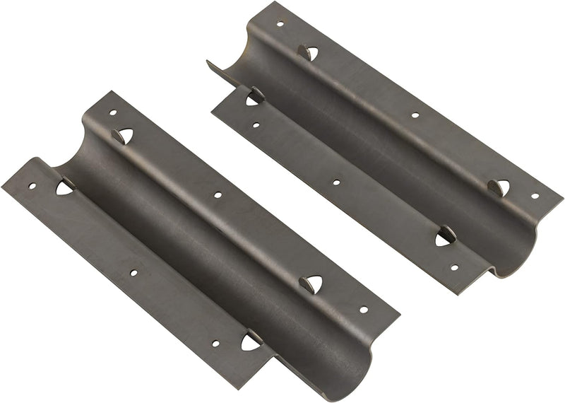 Steel Round Style Hoosier Cabinet Mounting Side Brackets - 10-5/8" Long x 3-3/4" High (Pair) - Hoosier Cabinet Hardware to Keep The Hutch of The Cabinet Separated from The Base
