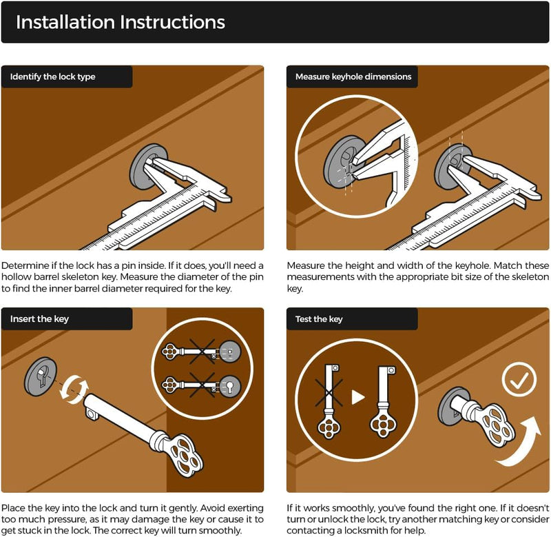 Reproduction Skeleton Key Set