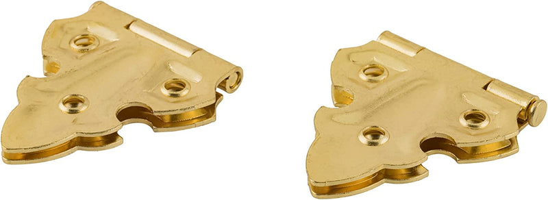 Polished Brass Butterfly Hinge | Pack of 2