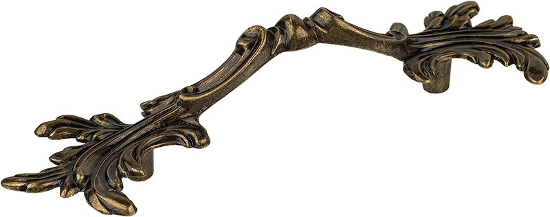 French Provincial Leaf Antique English Finished Drawer Pull | Centers: 3"