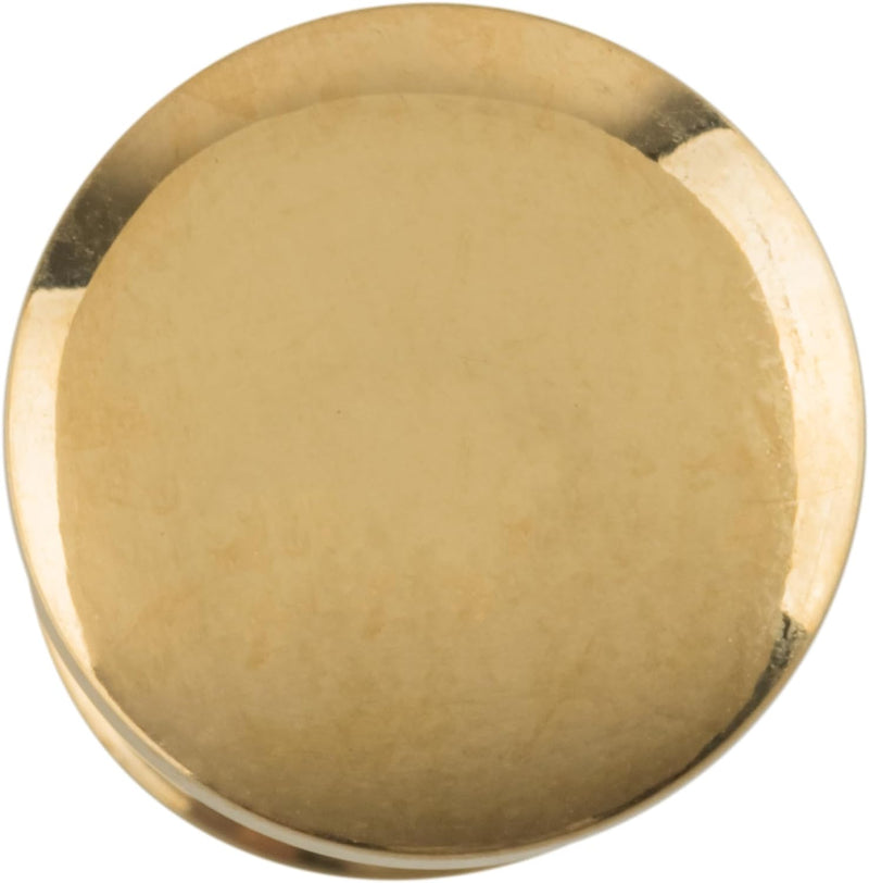 Extra Small Solid Cast Brass Knob | Diameter: 3/8" approx.