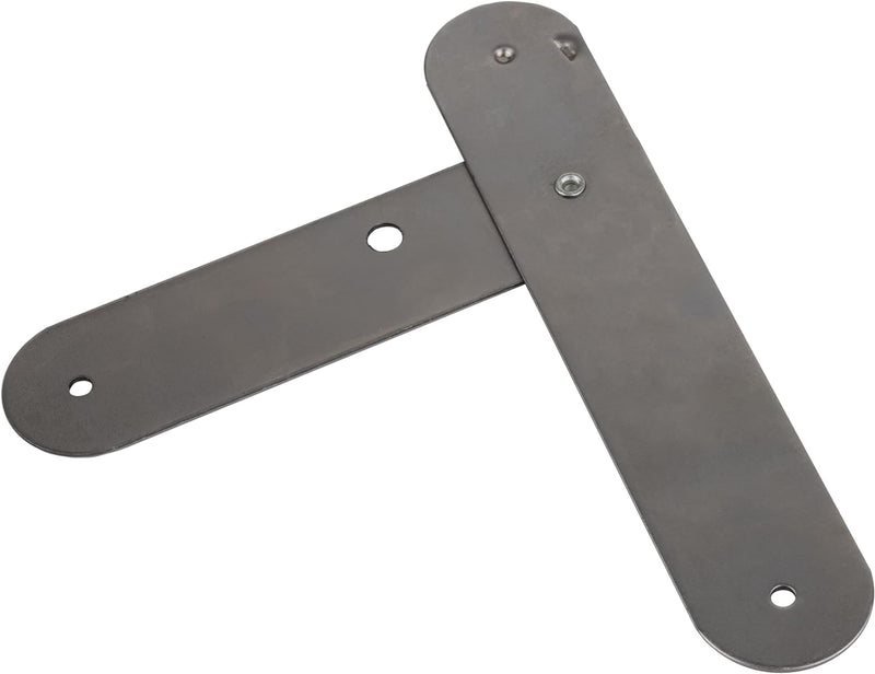 Trunk Hardware - Plain Steel Trunk Lid Stay | Lid Support Hinge for Closing/Opening Antique & Modern Furniture Such As Trunk, Chest, Cabinet, Box