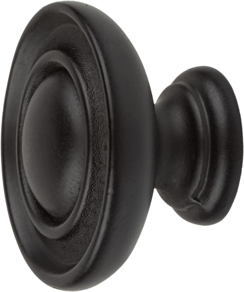 Classic Two Circles Oil Rubbeed Bronze Finished Knob | Diameter: 1-1/4"