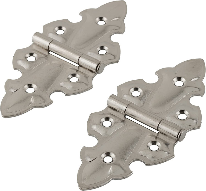Polished Nickel Butterfly Hinge | Pack of 2