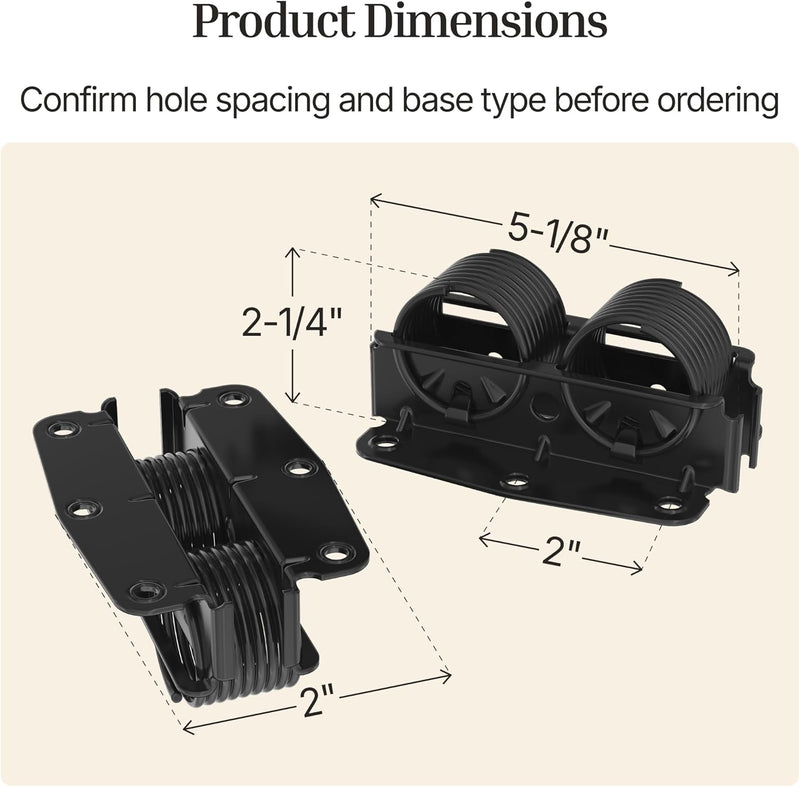 Black Platform Rocker Recliner Springs - 5-1/8