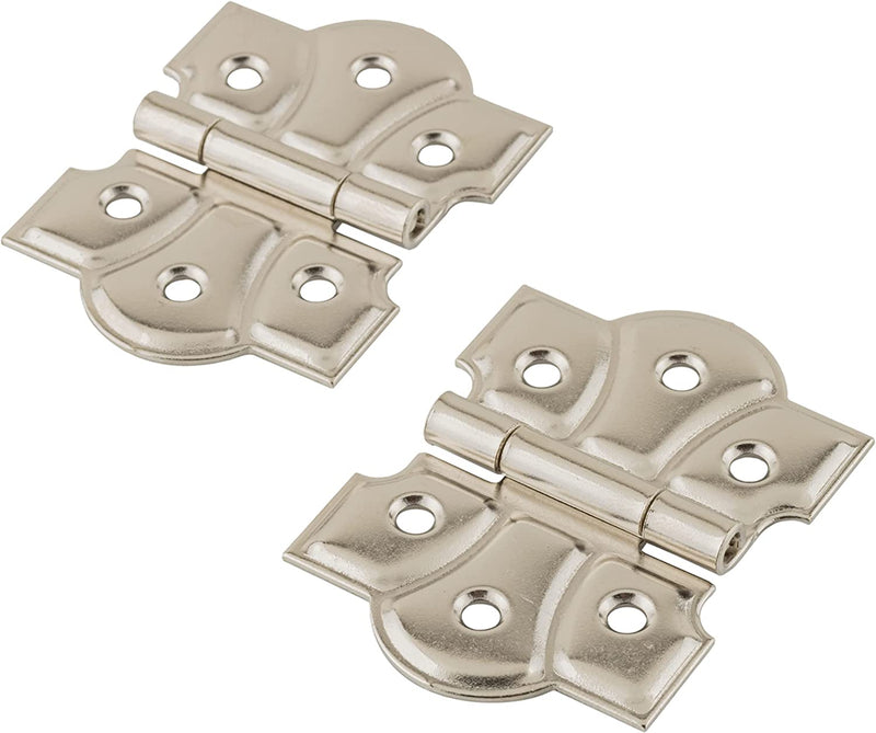 Polished Nickel Butterfly Hinge | Pack of 2