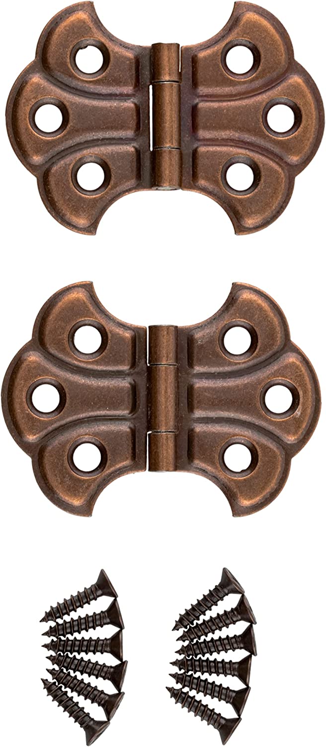 Antique Copper Butterfly Hinge | Pack of 2