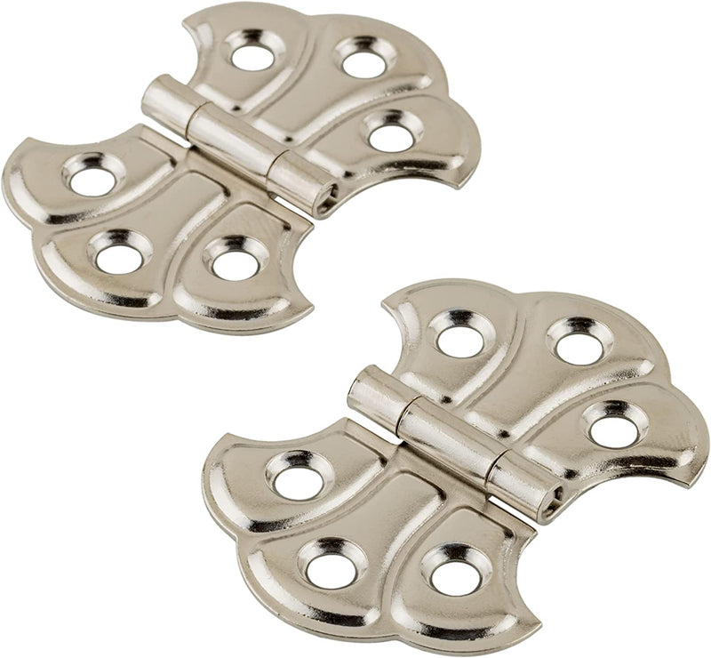 Polished Nickel Butterfly Hinge | Pack of