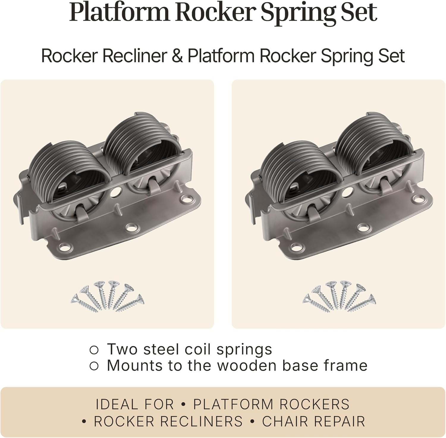 Platform Rocker Spring Chair Platform Rocker Recliner Springs - 8 Gauge / 9 Turns - Pair β UNIQANTIQ ...