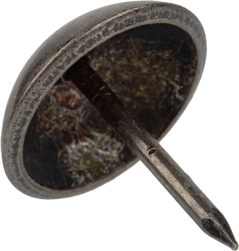 Smoke Finished Round Head Upholstery Tacks | 3/4" Diameter × 5/8" Long | Pack of 25