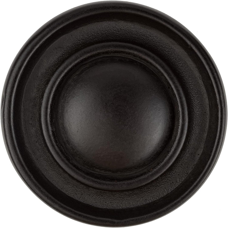 Classic Two Circles Oil Rubbeed Bronze Finished Knob | Diameter: 1-1/4"
