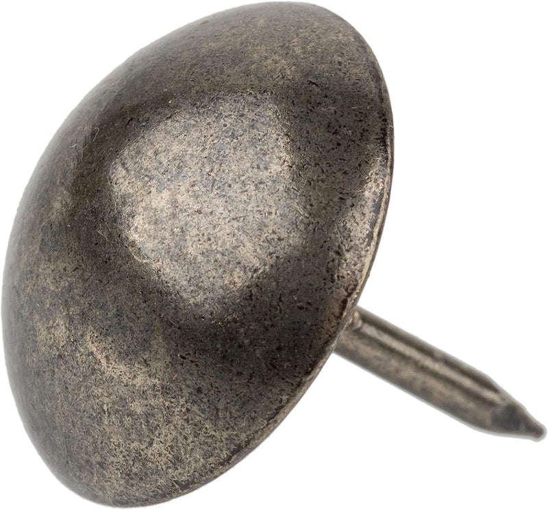 Smoke Finished Round Head Upholstery Tacks | 3/4" Diameter × 5/8" Long | Pack of 25
