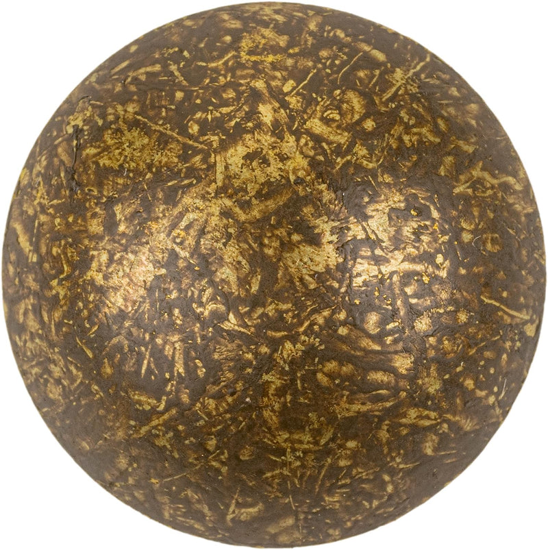 Old Gold Finished Round Head Upholstery Tacks | 1" Diameter × 5/8" Long | Pack of 10 | Decorative Nail Heads for Furniture