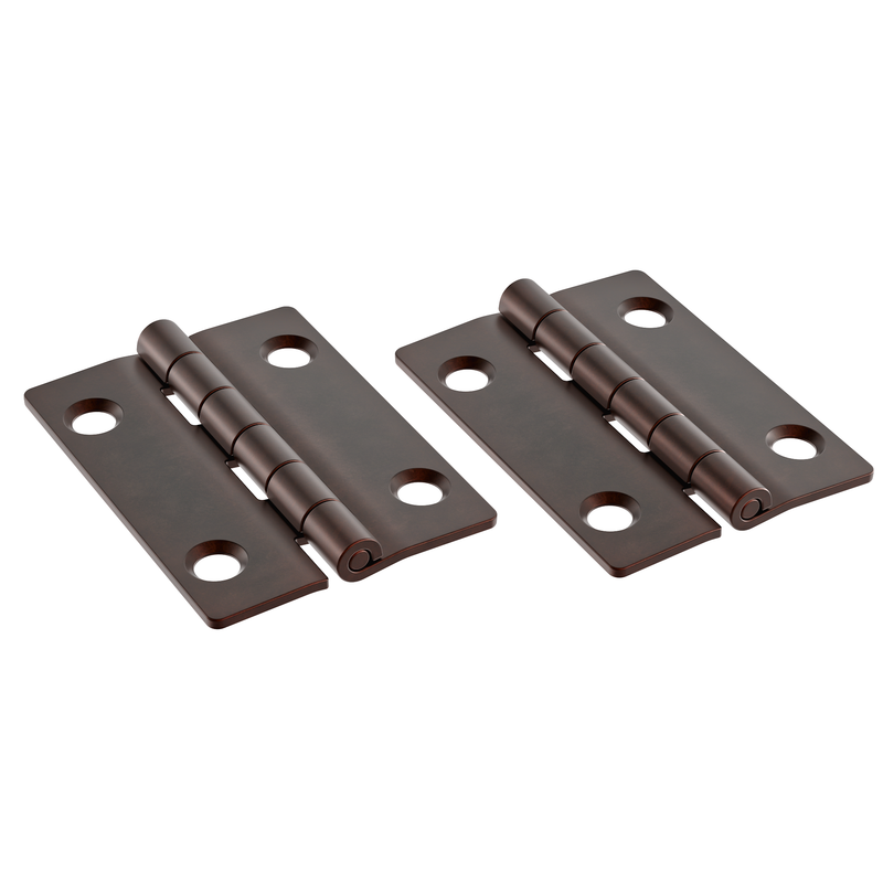 Antique Copper Finished Butt Hinges | 2" High x 1 1/2" Wide