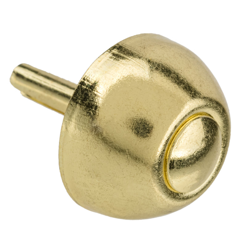 Dome Shaped Head Brass Plated Stud or Glide for Trunk Bottom