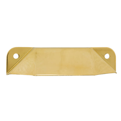 3 Front Mount Hoosier Bin Pull Polished and Lacquered Solid Brass