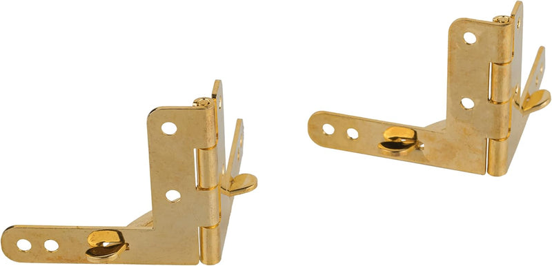 Gold Plated Quadrant Humidor Hinges | 1-5/8"