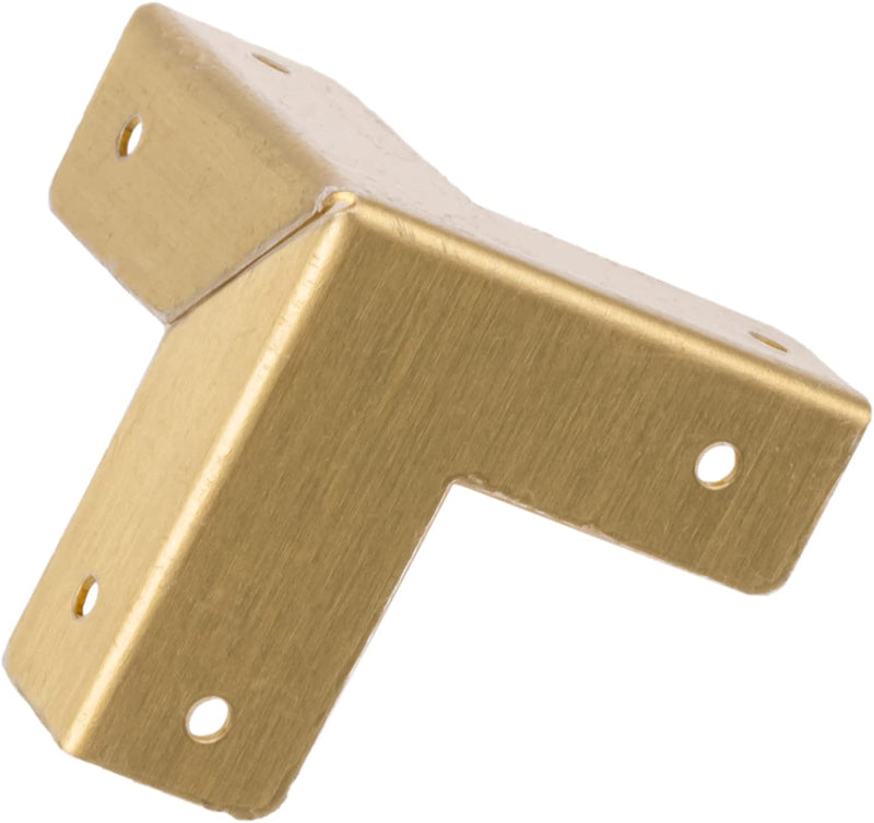 Solid Brass Box Corner Protector | Set of 4