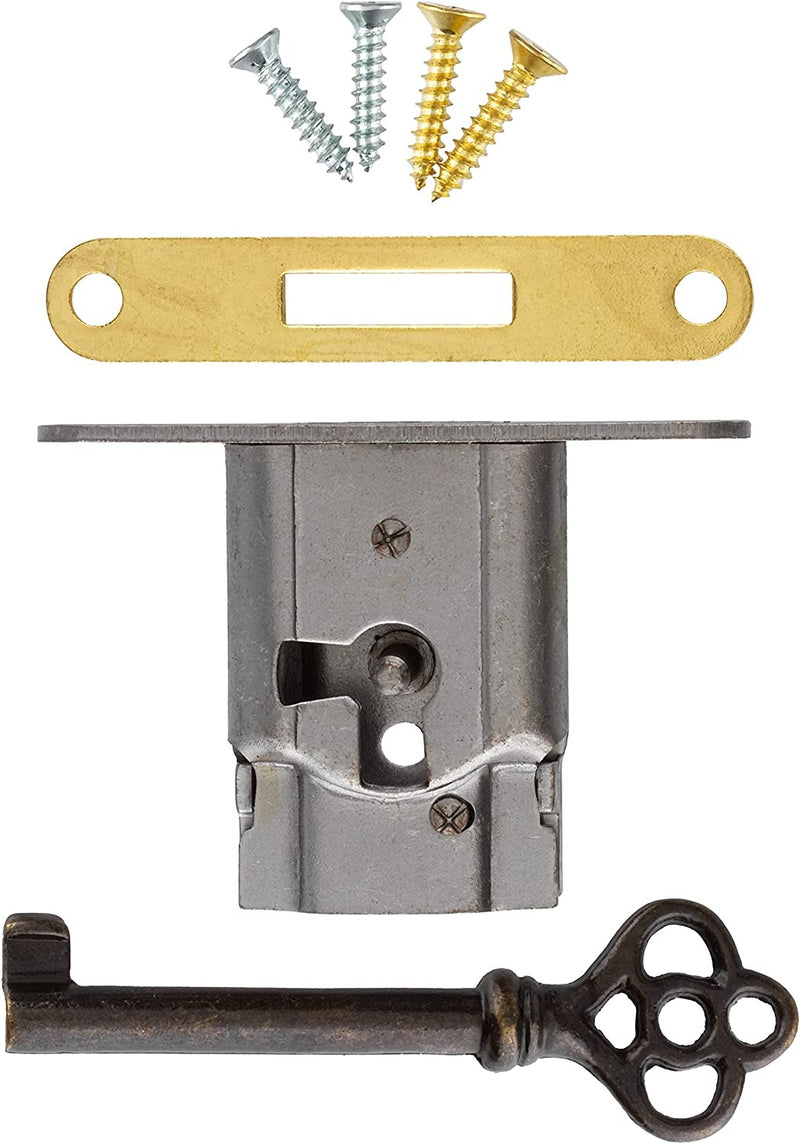 Full Mortise Lock Set for Cabinet Door or Drawer | Backset: 11/16"