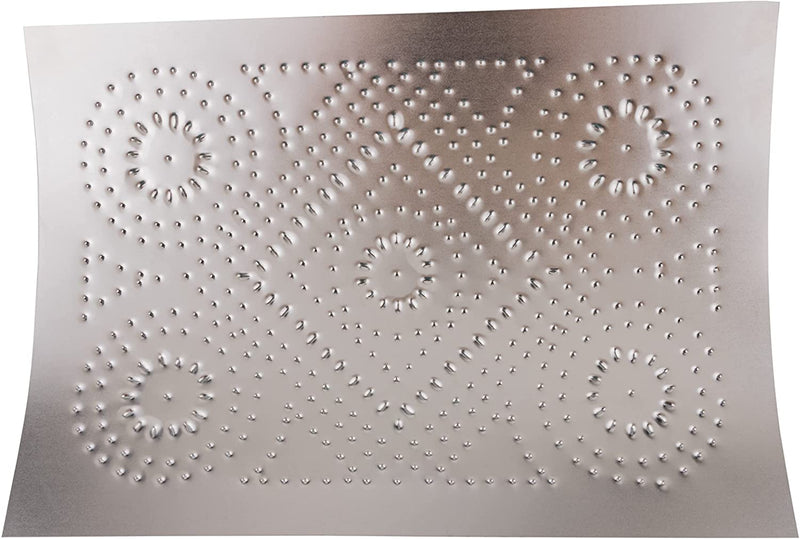 Circle & Diamonds Pattern Pie Safe Tin Panel