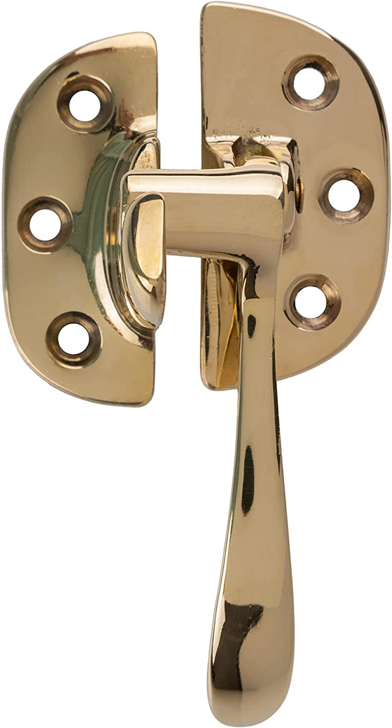 Right Hand Cast Brass Ice Box Lever Latch