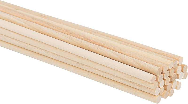 Birch Wooden Dowel Rod | 1" Diameter x 36" Long