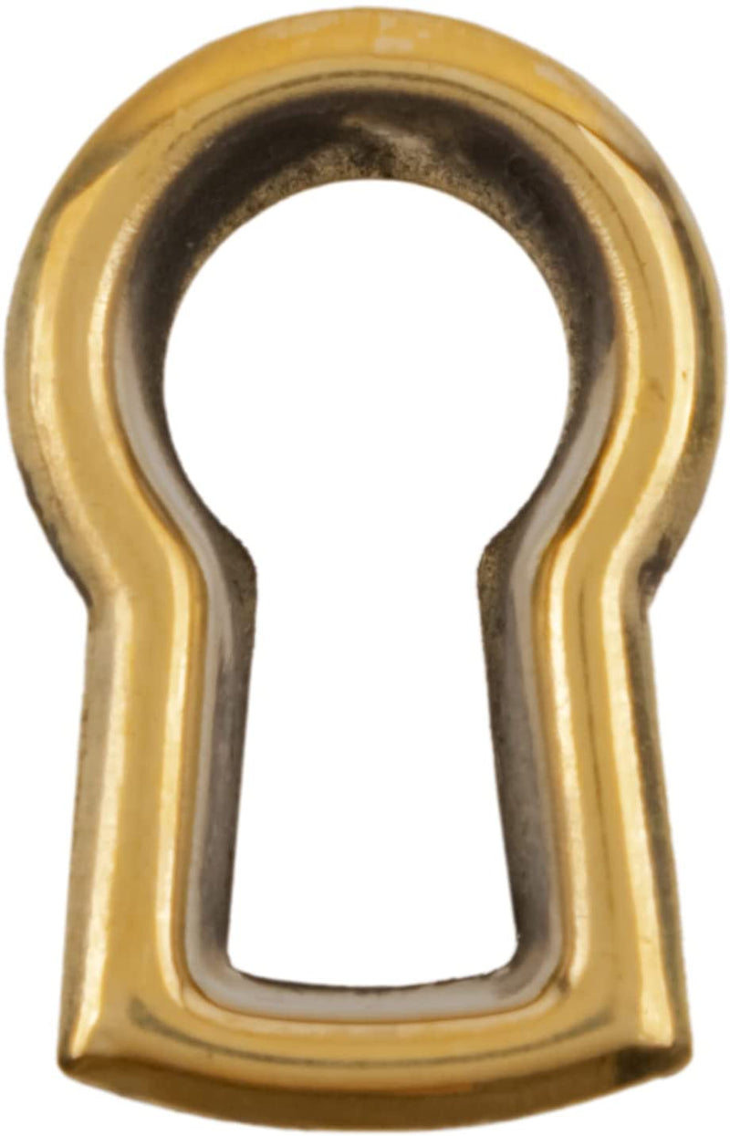 Stamped Brass Decorative Keyhole Insert | 1/2" x 3/4"