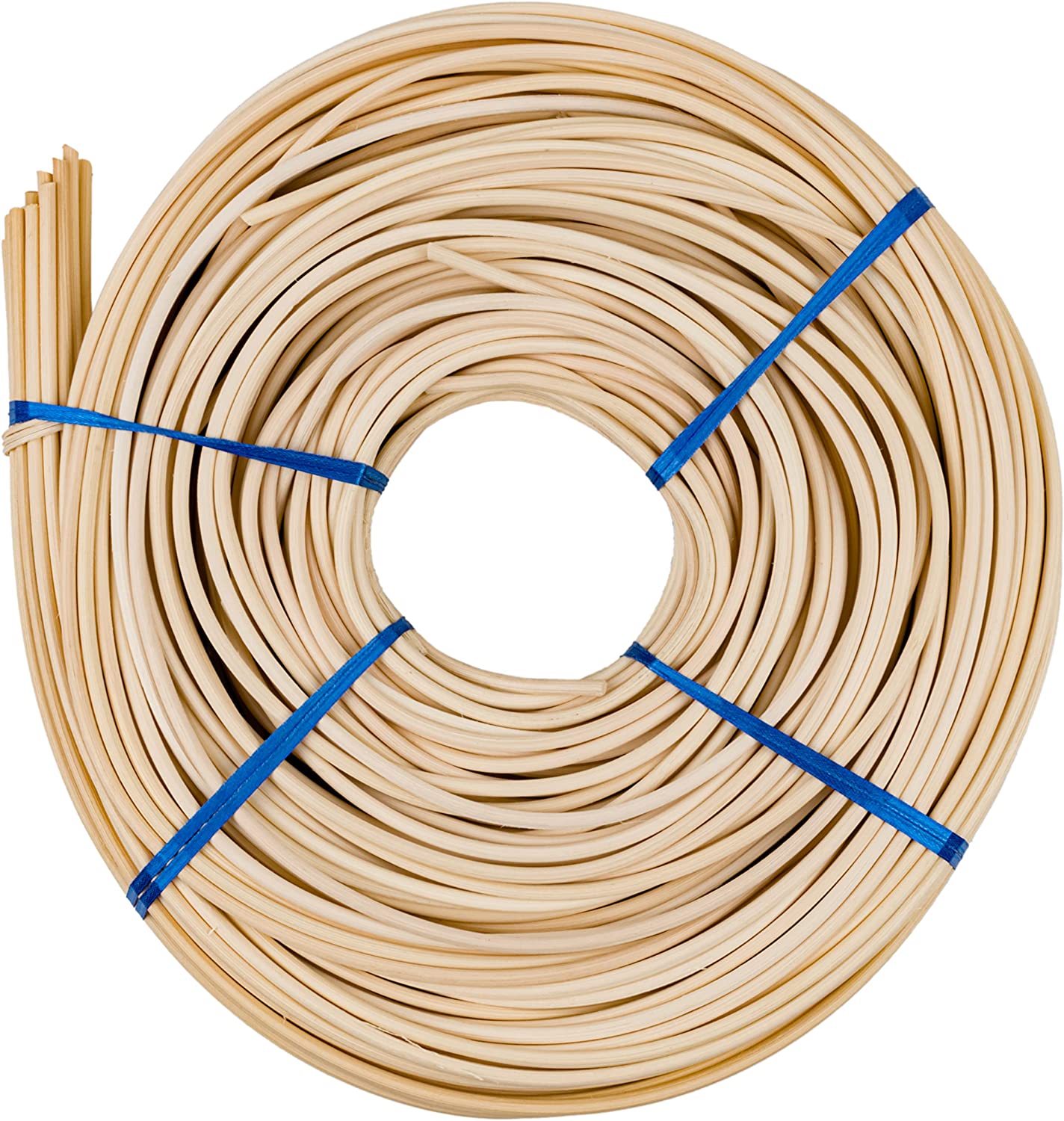 #7 Round Reed 4.25 mm - 1 Pound Coil - Rattan Reed for Basket Weaving ...