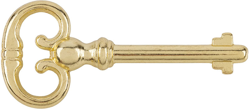 Brass Plated Roll Top Desk Skeleton Key