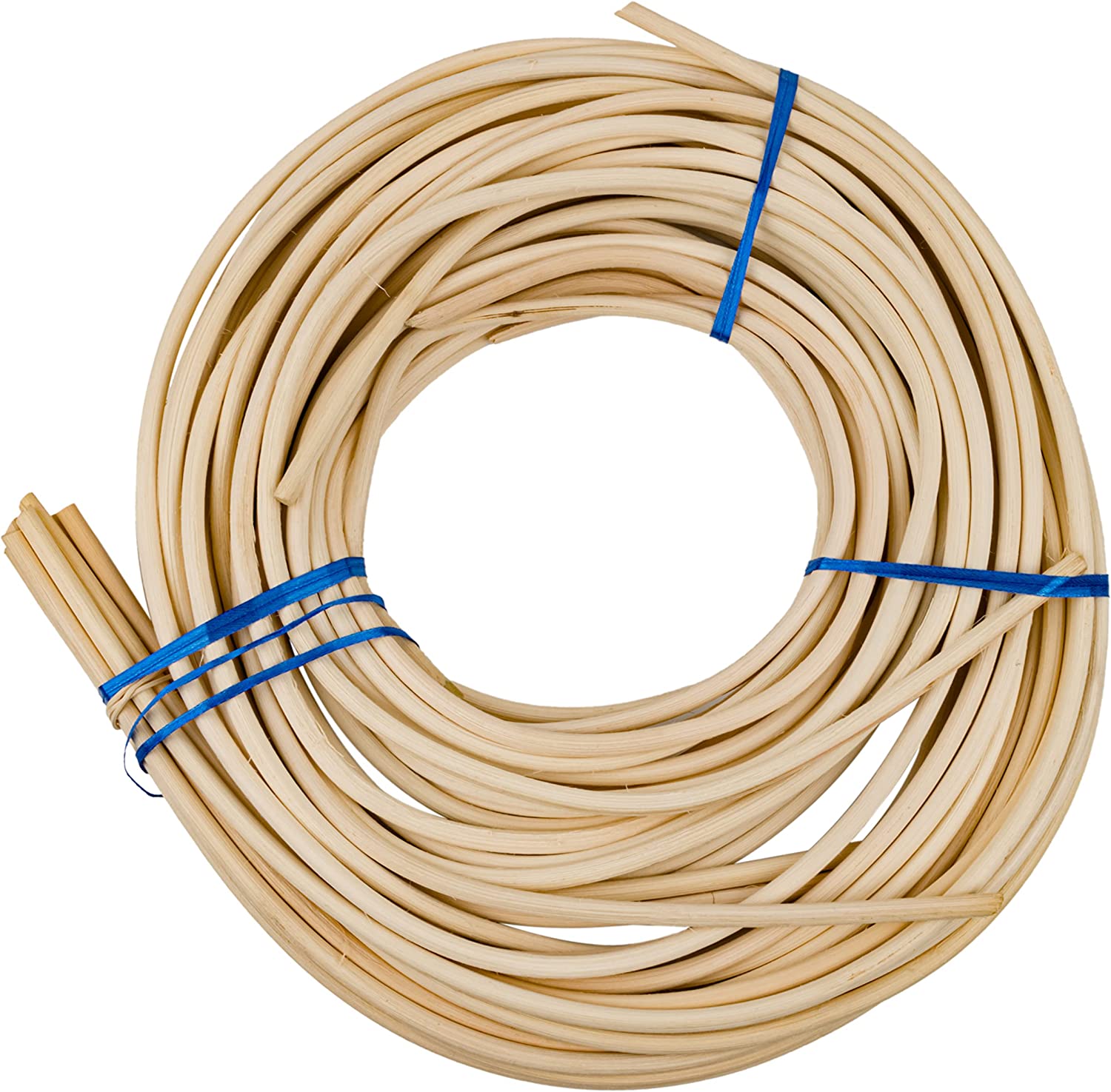 #11 Round Reed 7.25 mm - 1 Pound Coil - Rattan Reed for Basket Weaving ...