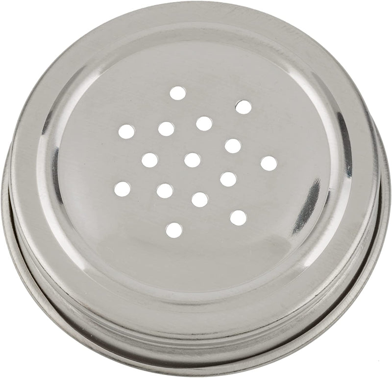 Polished Steel Spice Jar Lid | 1-7/8 Inside Diameter