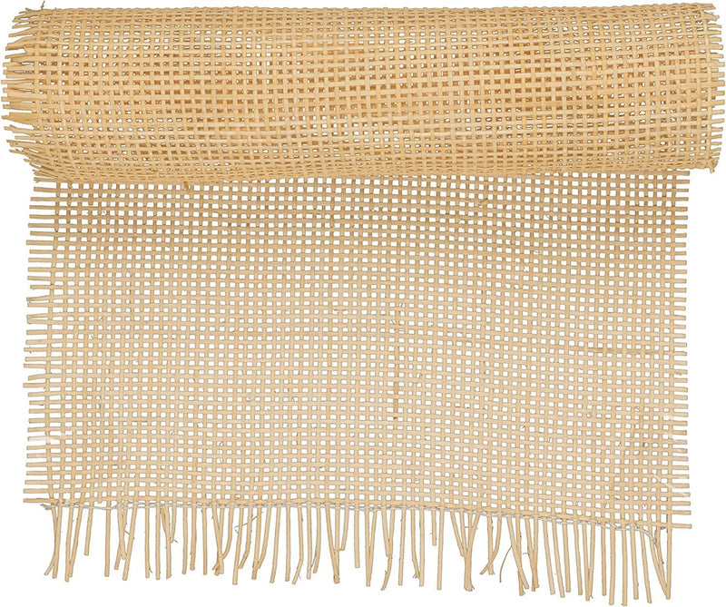 Fine Radio Net Square Mesh 6×6 Pre-Woven Cane or Cane Webbing | 18" Wide | Sold by The Running Foot