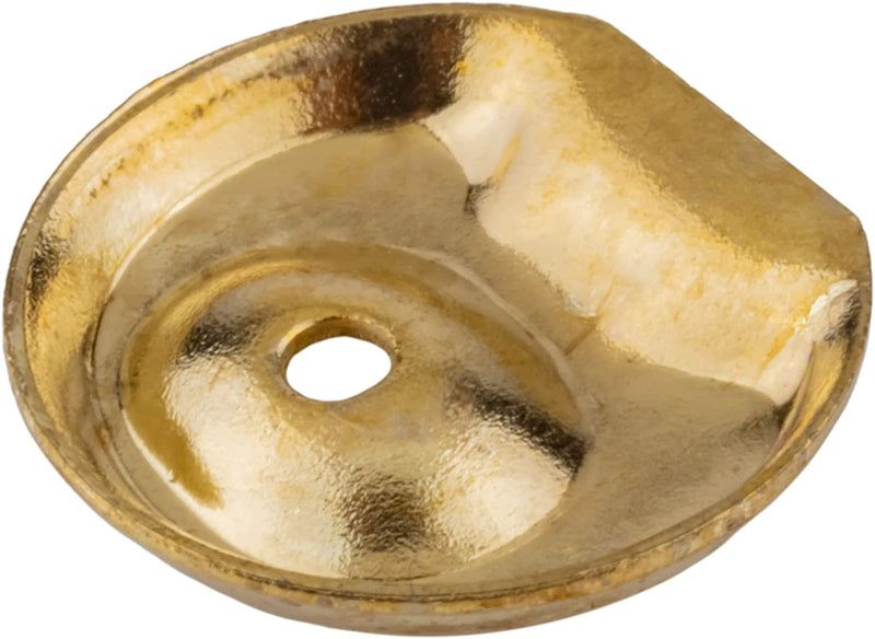 Brass Plated Strike Plate for 1/4" Closet Door Ball Catch