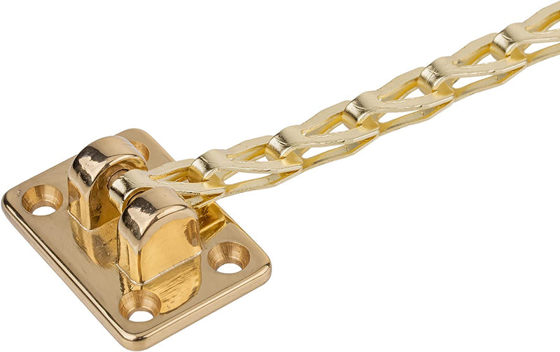 Lacquered Brass Transom Window or Trunk Chain Support