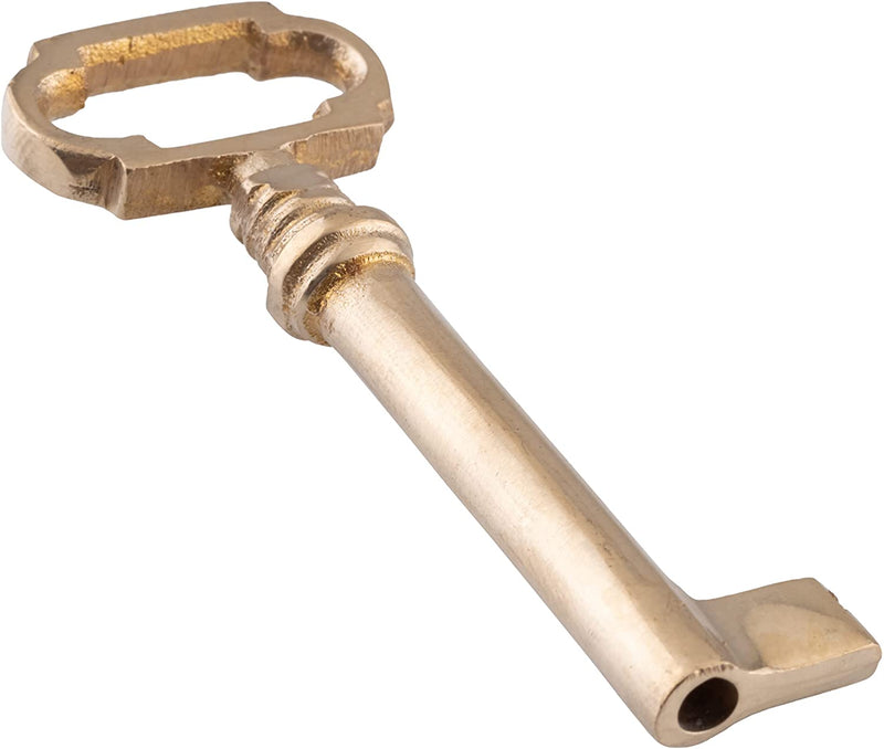 Reprodution Polished Brass Skeleton Key