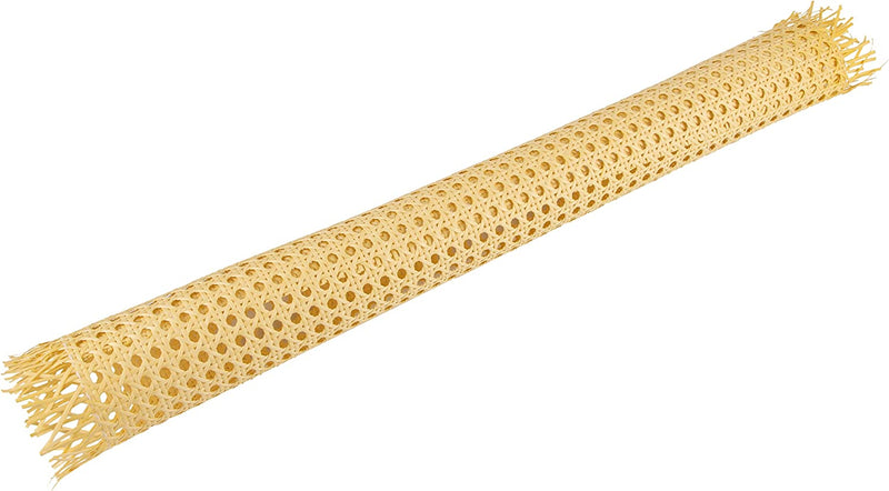Pre-Woven Open Mesh 1/2" PVC Rattan Webbing or Plastic Cane Webbing | Wide 18" | Sold by The Running Foot