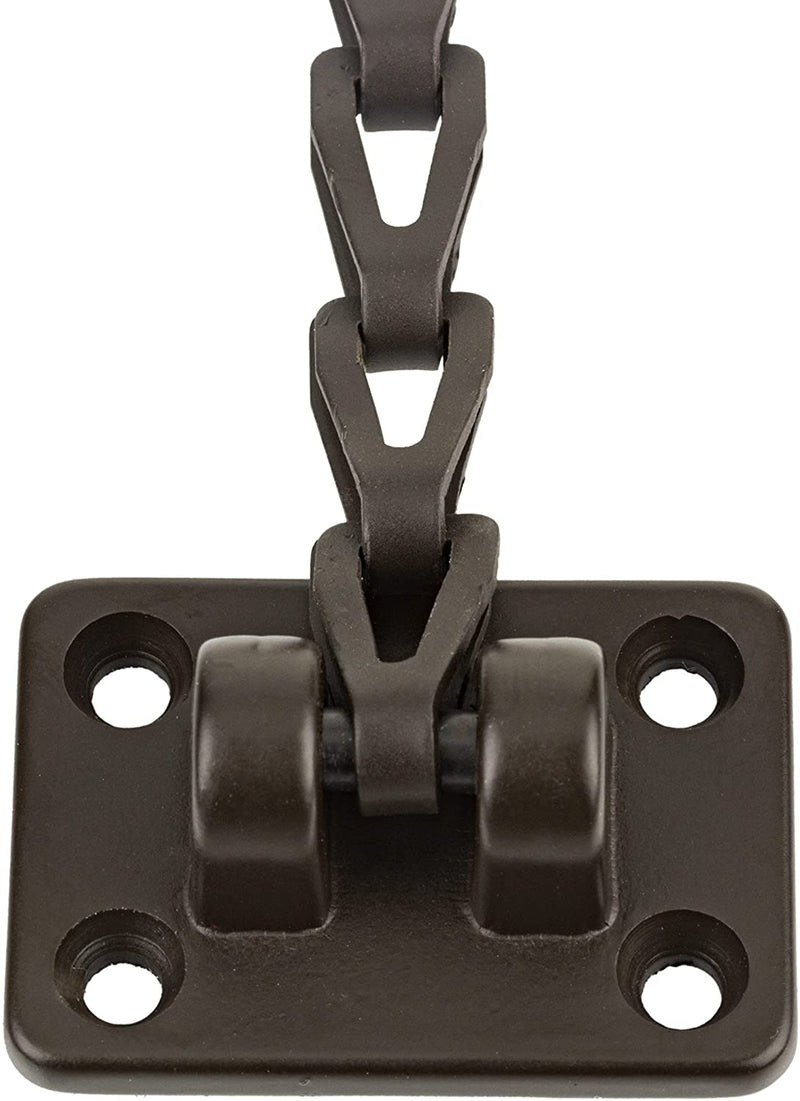Oil Rubbed Bronze Finished Transom Window or Trunk Chain Support
