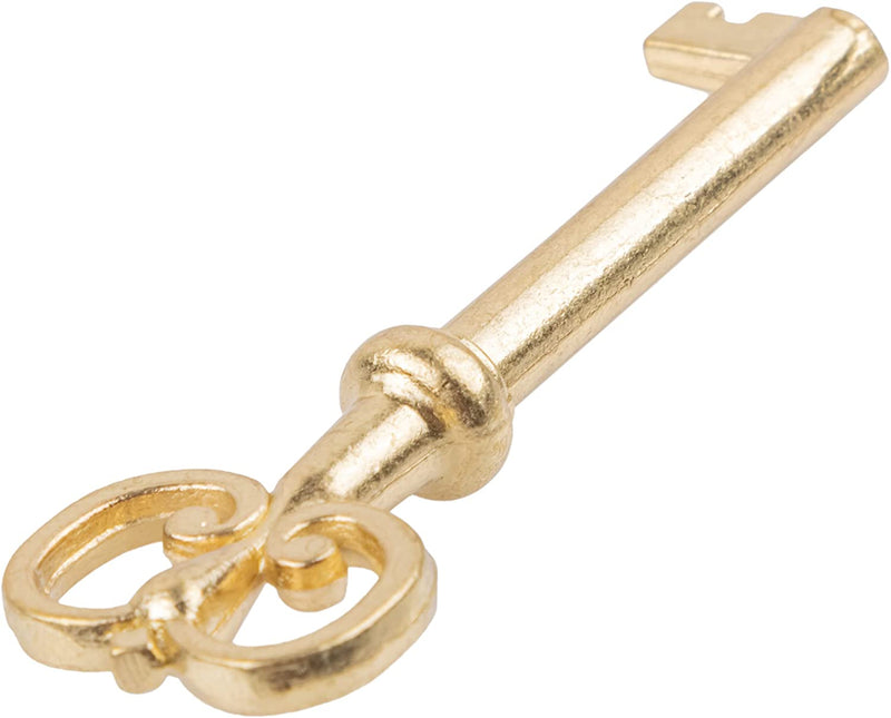 Сonspicuous Brass Plated Skeleton Key