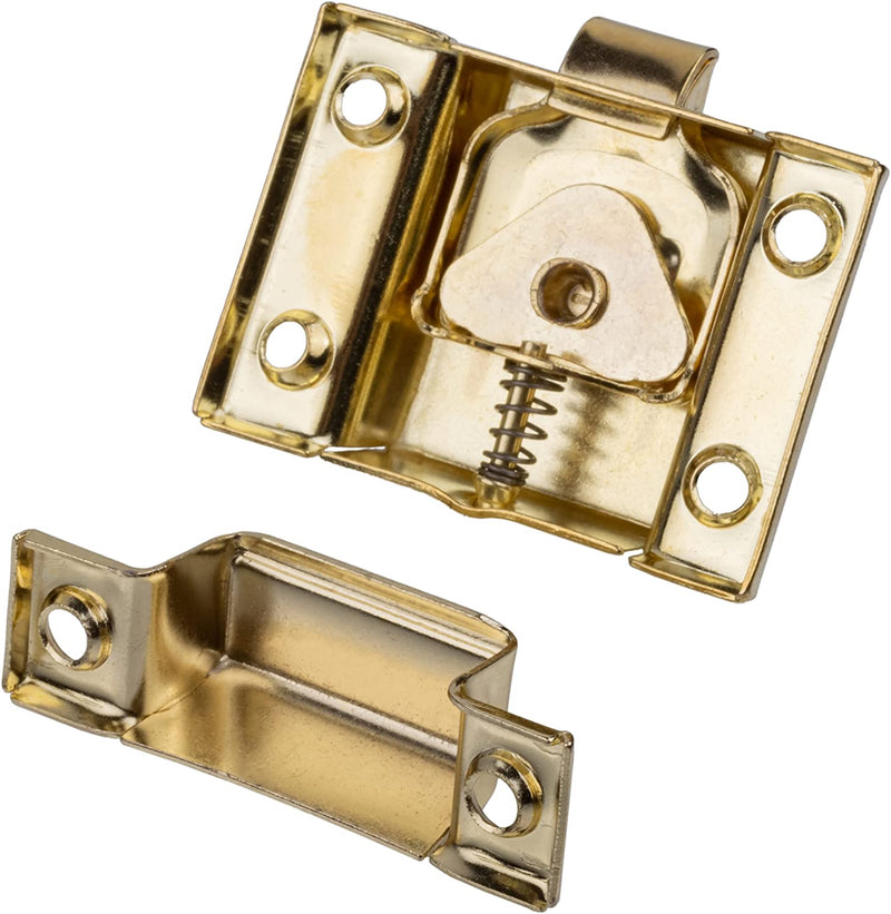 Large Brass Plated Oval Turn Cabinet Latch