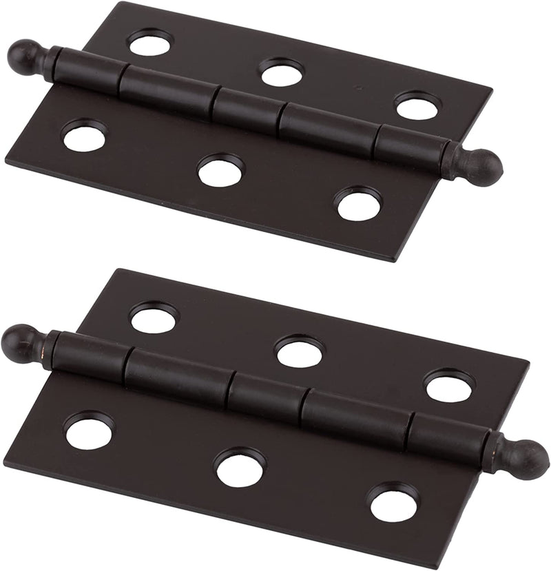 Oil Rubbed Bronze Plated Hinge | 2" High x 1 3/8" Wide