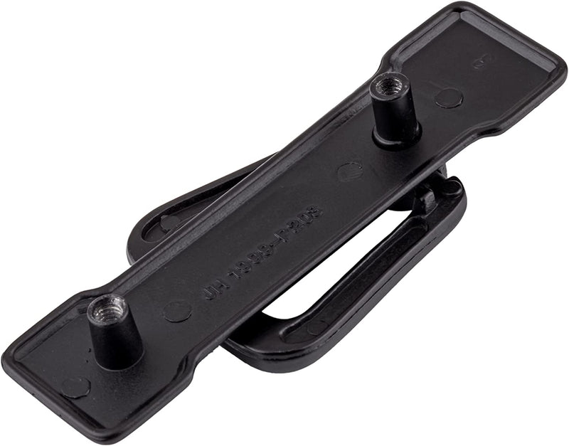 Small Vertical Mission Black Drawer Bail Pull | Centers: 2-1/4"