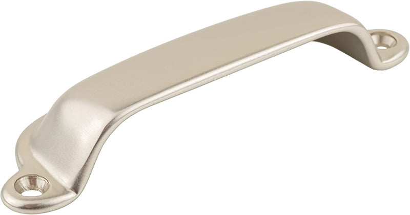 Classic Style Brushed Nickel Plated Drawer Bin Pull | Centers: 3-3/8"