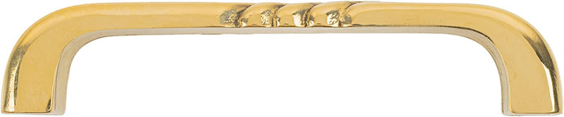Art Deco Style Cast Brass Drawer Pull | Cenetrs: 3-1/2"