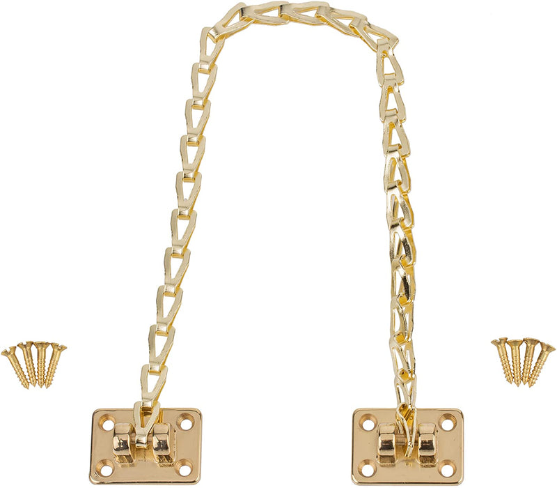 Lacquered Brass Transom Window or Trunk Chain Support