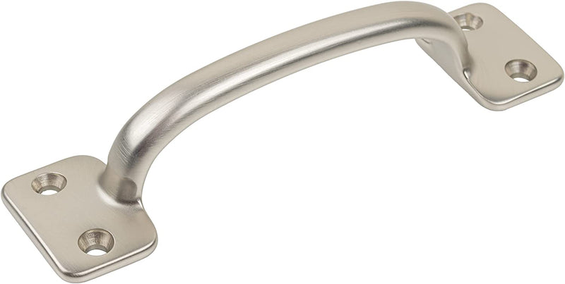 Heavy Duty Brushed Nickel Finished Sash Lift or Drawer Pull | Centers: 4"