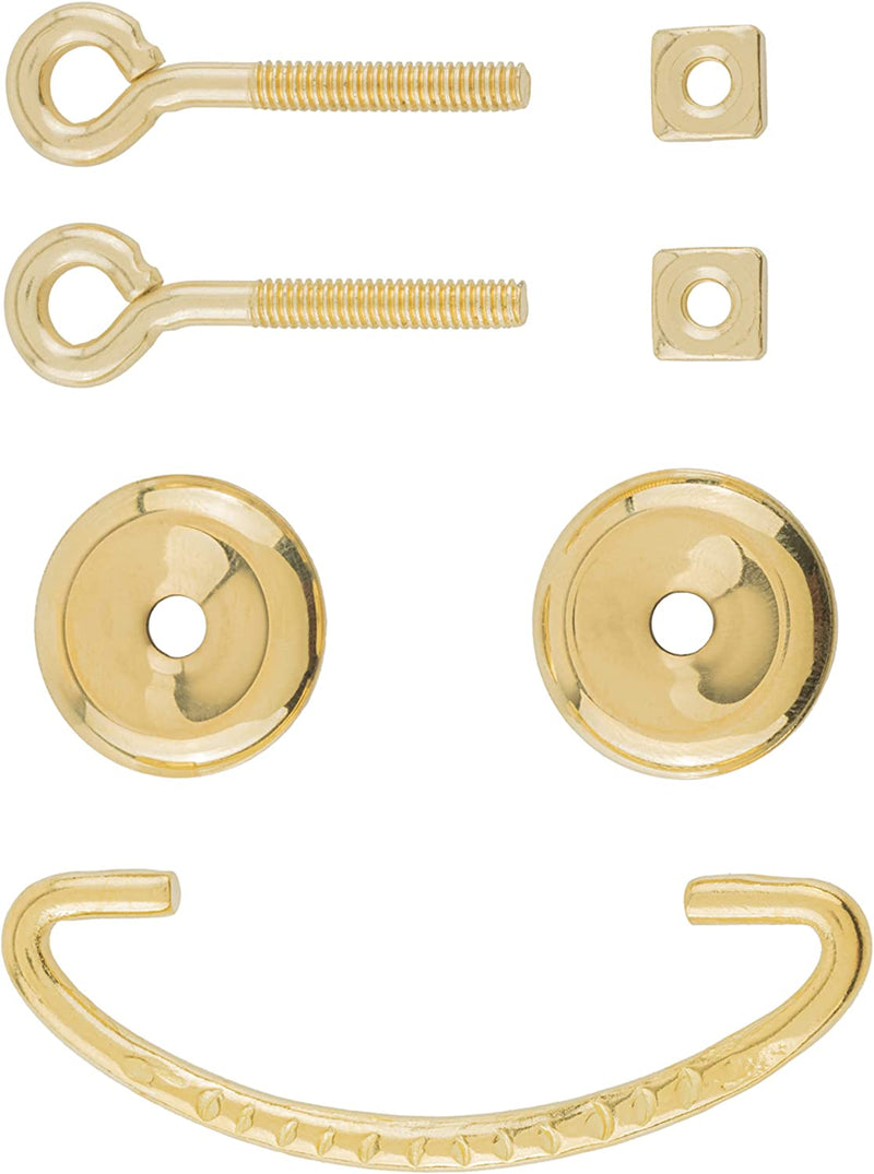 Classic Style Small Solid Brass Drawer Bail Pull | Centers: 2"