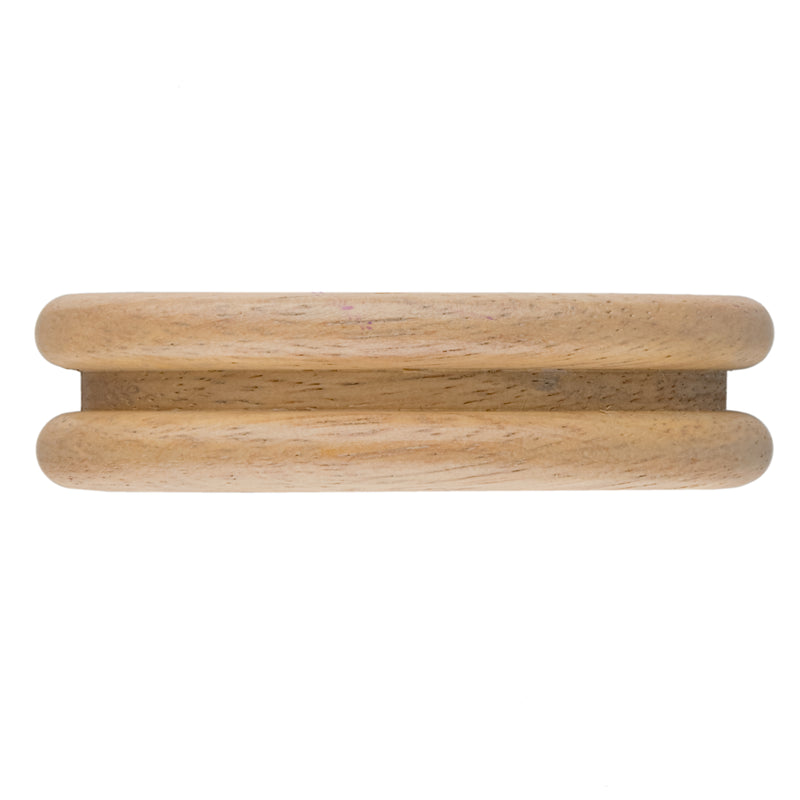 Cream Wood Drawer Pull | Centers: 1-1/2"